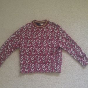 H&M floral print sweater